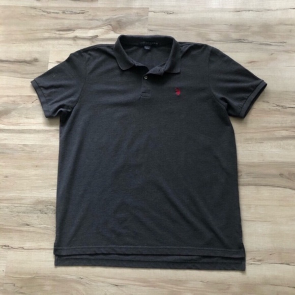 U.S. Polo Assn. Charcoal Crewneck - Picture 1 of 5